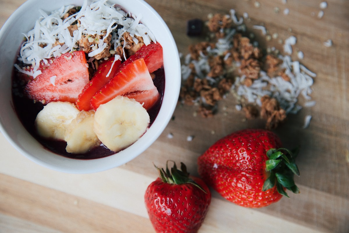 Selection of energy-boosting superfoods